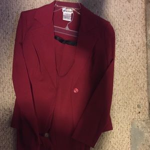 Size medium stunning red suit